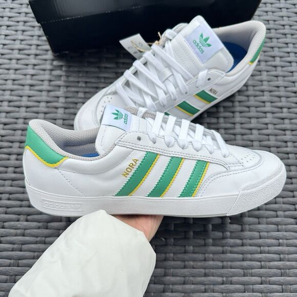 Adidas Nora White Court Green Yellow Men\'s Athletic Shoes IF2069 main image 6